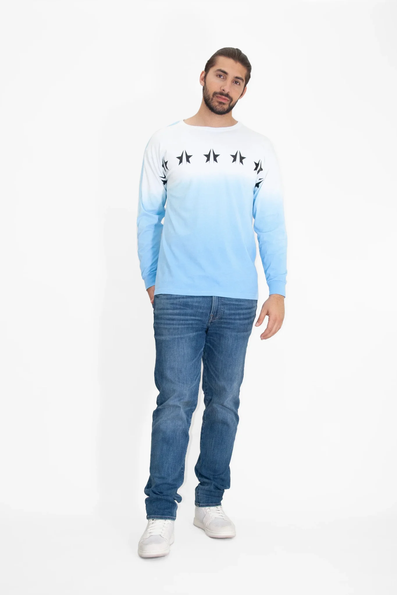 GFL Stars Unisex Long Sleeve T-Shirt in Atmosphere - Image 3