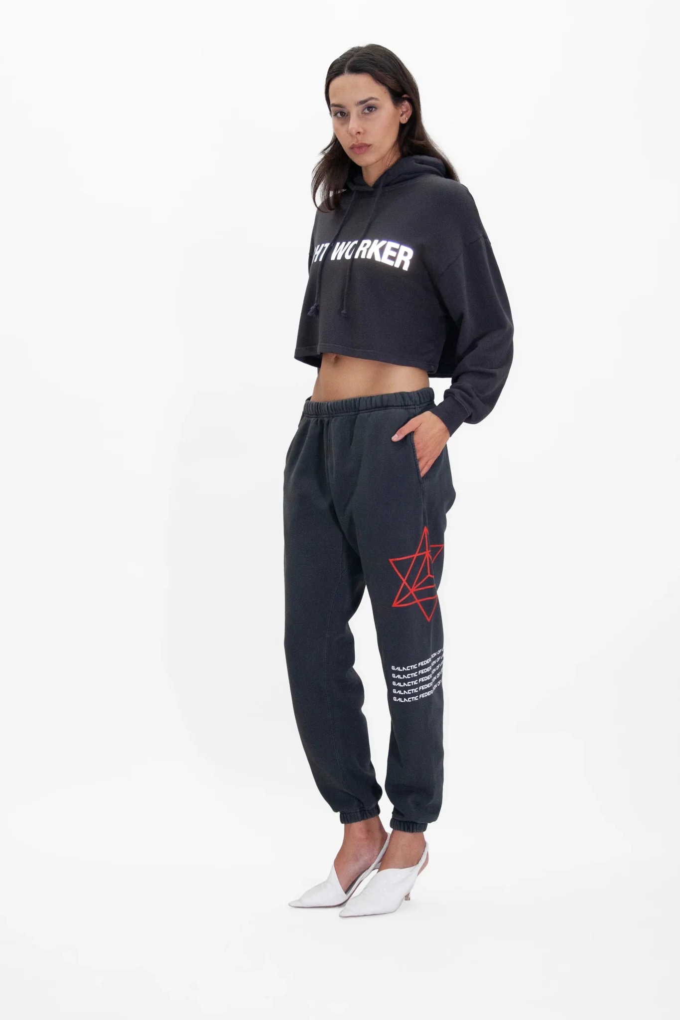 Hyper Galactic Sweatpants in Space Glow - Image 6
