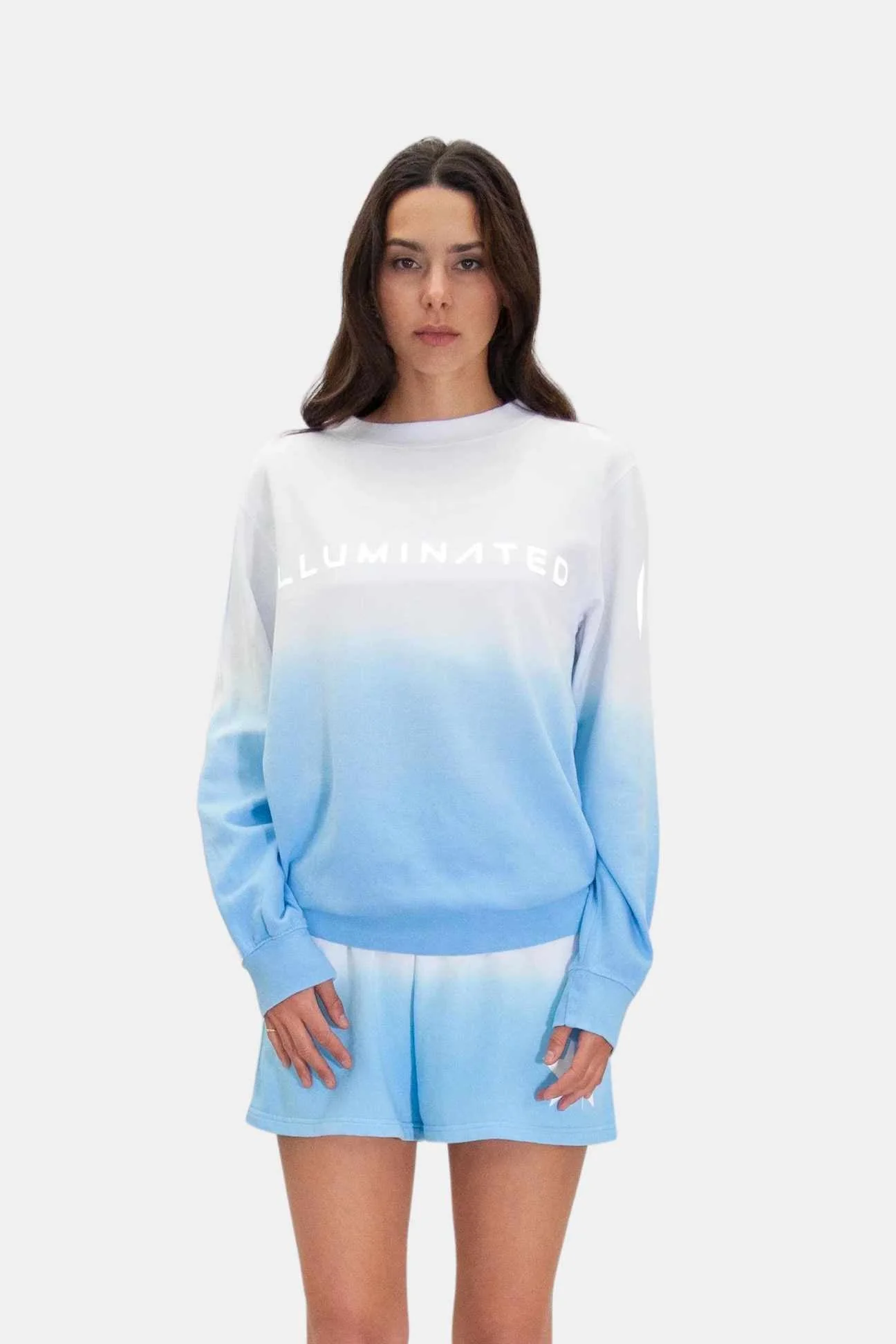 Illuminated Crewneck in Atmosphere - Image 3