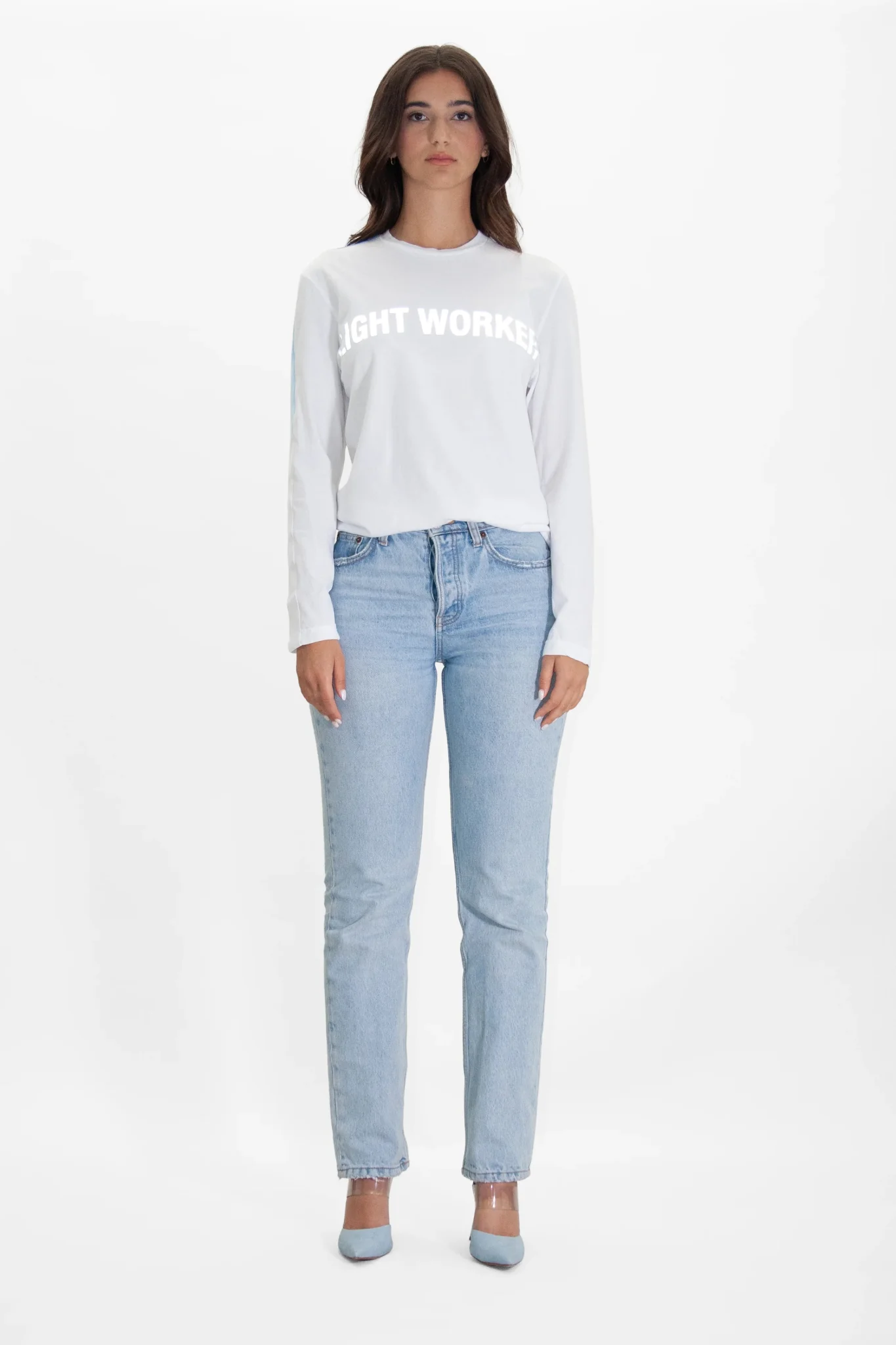 Lightworker Unisex Long Sleeve T-Shirt in Lite Beam - Image 5
