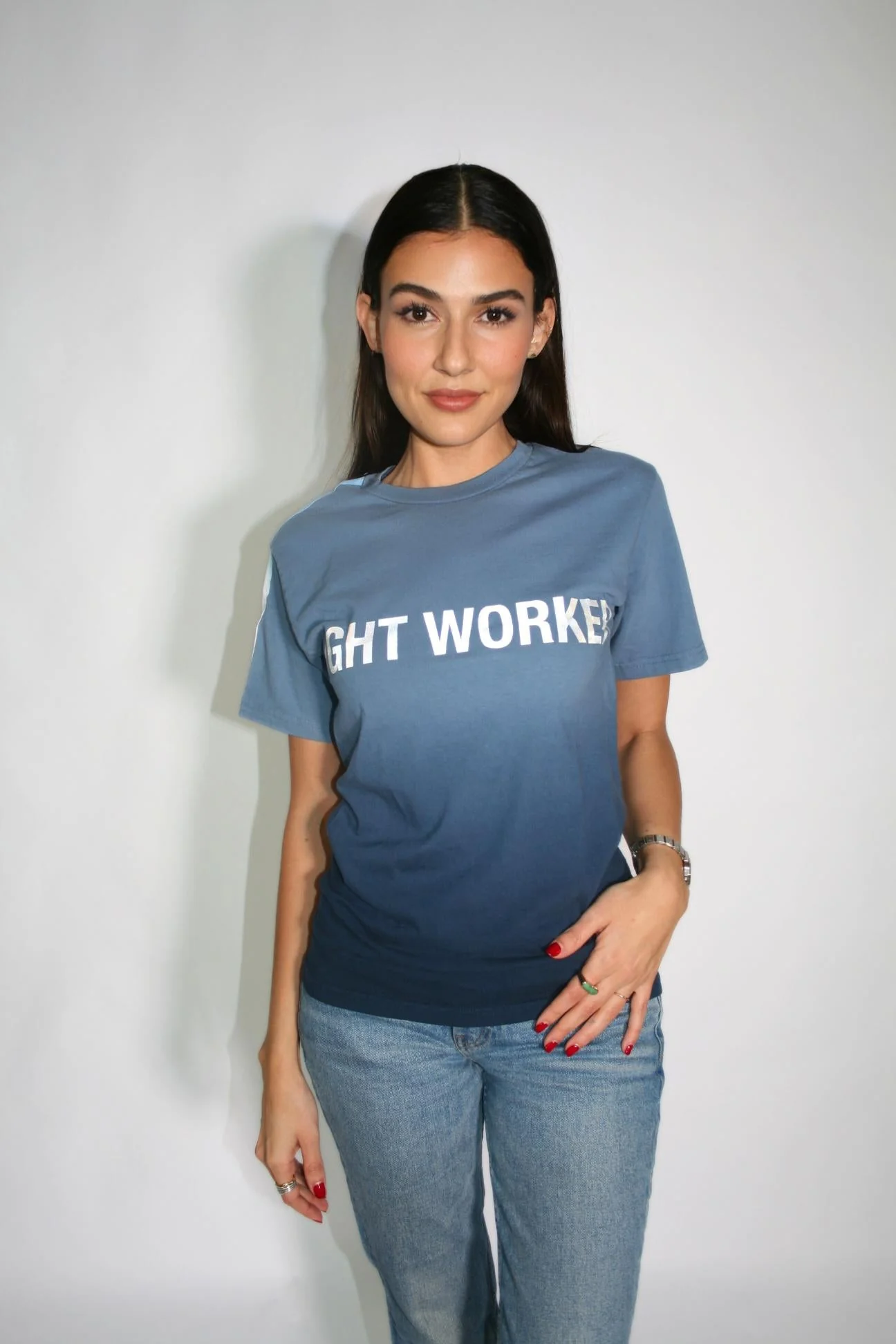 Lightworker T-Shirt in Storm - Image 4
