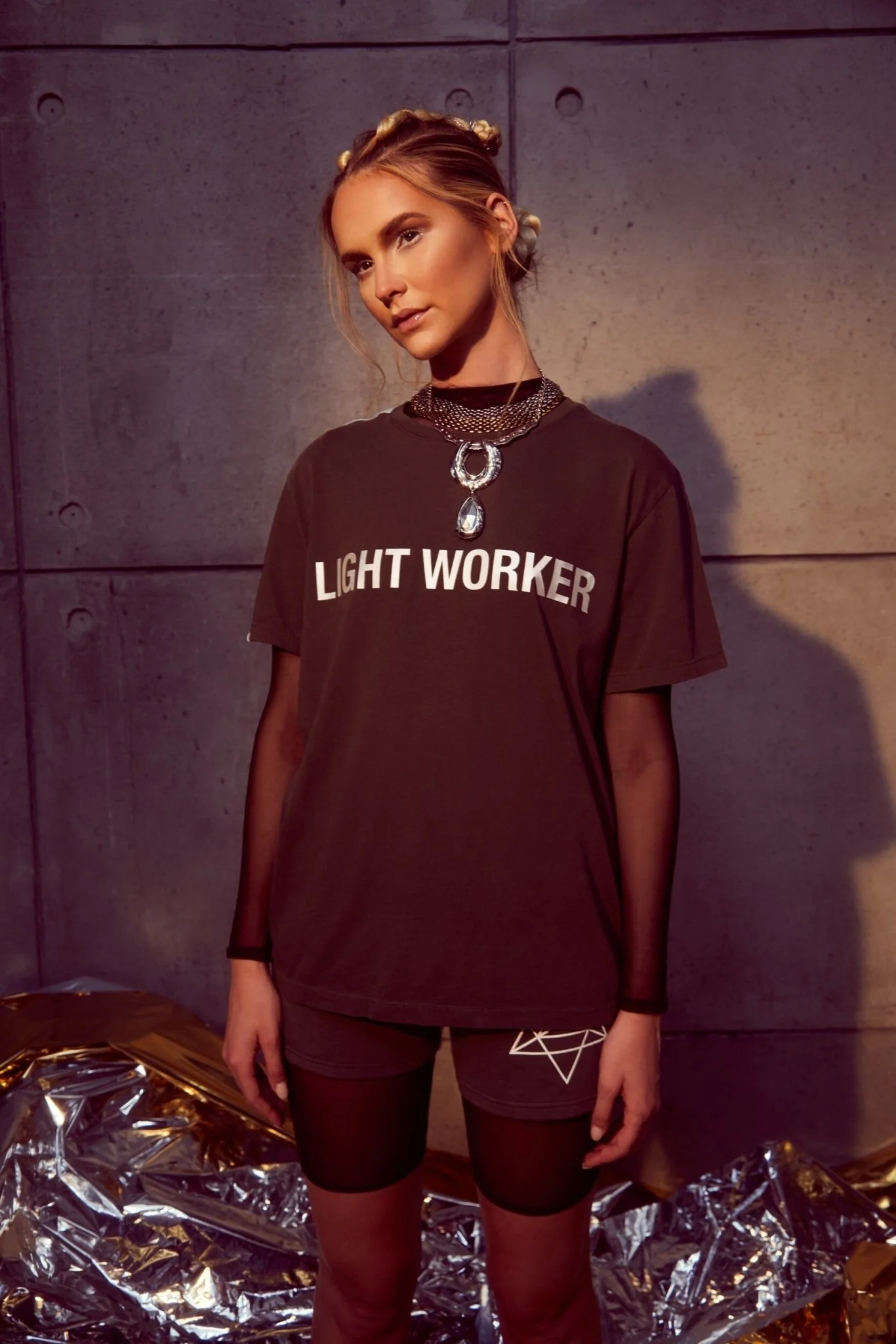 Lightworker T-Shirt in Space Glow - Image 6