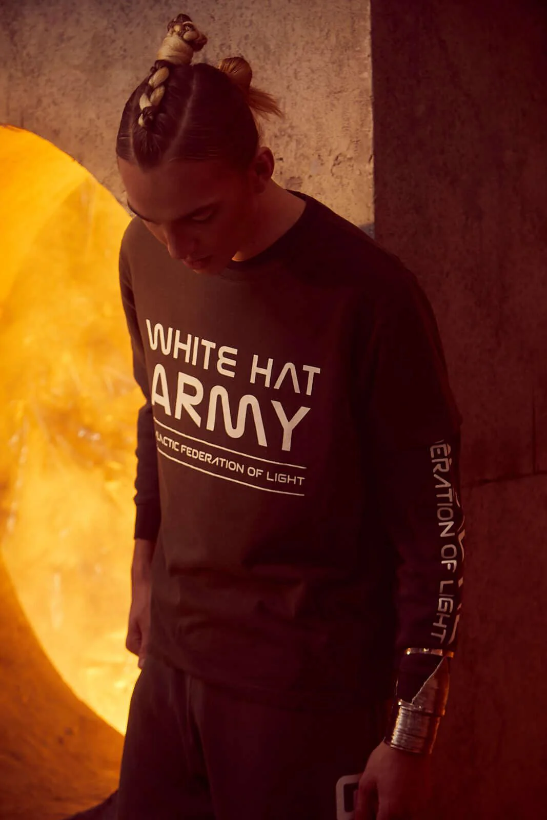 White Hat Army T-Shirt in Caladan - Image 5